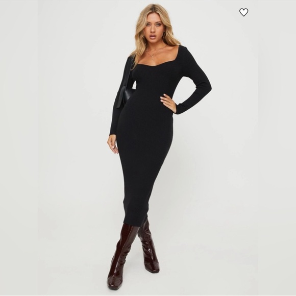 Princess Polly Dresses & Skirts - PRIINCESS POLLY long sleeve midi dress S/M